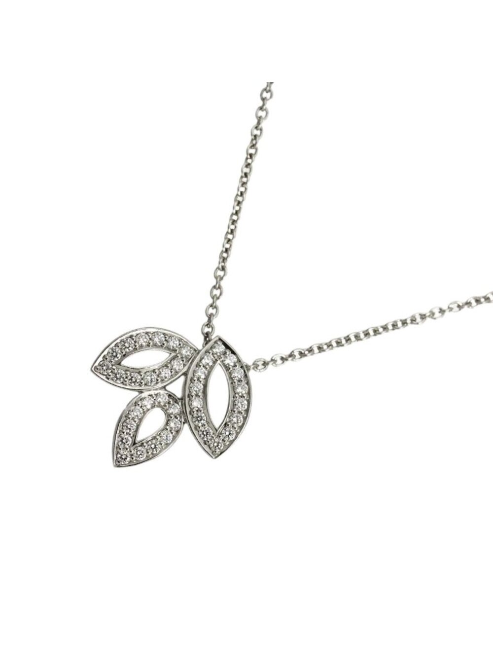 Harry Winston Lily Cluster Mini Diamond Necklace 40 Platinum